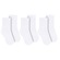 Kit Meias Cano Médio Selene Básica - 3 Pares - Infantil BRANCO