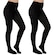 Kit Meias-Calças Selene Inverno Fio 80 - Feminina - 2 unidades PRETO