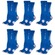 Kit Meiões 3/4 Penalty Se7E - 6 Pares - 33 a 38 - Infantil AZUL