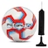 Bola de Futsal Penalty Storm XXIII + Bomba de Ar BRANCO/VERMELHO