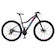 Bicicleta Aro 29 Krw Alumínio - Freio a Disco Suspensão Dianteira Mountain  Bike  S3 - 21 Velocidades - Adulto PRETO/ROSA