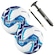 Kit Bolas Futebol de Campo Penalty Storm Xxi com 2 Unidades + Bomba Inflável Umbro BRANCO