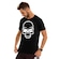 Camiseta Kvra Skull Contrast - Masculina PRETO
