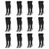 Kit Meião Penalty Grip Max - 12 Pares - Infantil PRETO