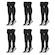 Kit Meião Penalty Grip Max - Infantil - 6 Pares PRETO