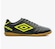 Chuteira Futsal Umbro Class - Adulto PRETO/VERDE CLA