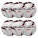 Bola de Futsal Penalty Max 50 - 6 unidades BRANCO/PRETO