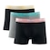 Kit de Cuecas Boxer Mash Cotton Elástico Bordado - Adulto - 3 Unidades CINZA/CINZA CLA