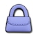 Jibbitz Crocs Bolsa Roxa Único BRANCO