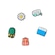 Jibbitz Camping Girl Pack com 5 Unico BRANCO