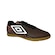 Chuteira Futsal Umbro Jr Techno - Infantil PRETO/LARANJA
