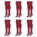 Kit Meiões Penalty Grip Max - 6 Pares - Masculino VERMELHO