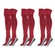 Kit de Meiões Penalty Grip Max - 3 Pares - Adulto VERMELHO