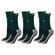 Kit de Meias 3/4 Penalty Grip - 3 Pares - Infantil VERDE