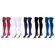 Kit Meiões Penalty Max - 5 Pares - Infantil AZUL/PRETO