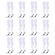 Kit de de Meiões Penalty Max - 33 a 38 - 12 Pares - Infantil BRANCO