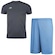Kit Camiseta Penalty X + Calção - Infantil CINZA CLA/AZUL