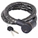 Cadeado Bicicleta Moto com Chave Kinguard 25 mm X 1 M Mod. 2 PRETO
