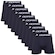 Kit de Cuecas Boxer Dorbe Original Microfibra - Adulto - 10 Unidades PRETO