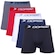 Kit 5 Cuecas Boxer Microfibra Dorbe Original - Adulto PRETO/BRANCO