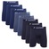 Kit 8 Cuecas Long Leg Poliamida Dorbe Original - Adulto Preto/Marinho/Cinza