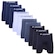 Kit de Cuecas Long Leg Dorbe Poliamida - 10 Unidades - Adulto PRETO/AZUL