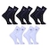 Kit Meias Cano Longo Dorbe Algodão - 5 Pares - Adulto PRETO/BRANCO