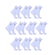 Kit Meias Cano Longo Dorbe Algodão - 38 a 43 - 10 Pares - Adulto BRANCO
