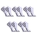 Kit Meias Cano Baixo Dorbe Sapatilha Algodão Anatômica - 5 Pares - Adulto MESCLA