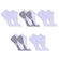 Kit Meias Cano Baixo Dorbe Sapatilha Algodão Anatômica - 5 Pares - Adulto SORTIDA