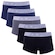 Kit Cuecas Dorbe Sungão Algodão - Adulto - 5 unidades Preto/Marinho/Cinza