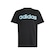 Camiseta Infantil adidas Manga Curta Logo Linear PRETO/AZUL