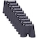 Kit de Cuecas Boxer Dorbe Risca de Giz Microfibra - 10 Unidades - Adulto PRETO