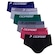 Kit Cuecas Dorbe Slip 100% Algodão Adulto - 6 unidades PRETO/CINZA