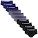 Kit de Cuecas Slip Dorbe 100% Algodão - 10 Unidades - Adulto Preto/Marinho/Cinza