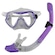 Kit de Mergulho Gold Sports Diver Pro Silicone Ultra ROXO