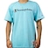 Camiseta Champion Logo Bordado Script - Masculina AZUL