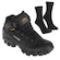Bota Bull Terrier Impermeável Alpina Dry + 1 Par de Meias - Feminina PRETO
