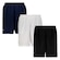 Kit de Calções Penalty Matís Ix - 3 Unidades - Masculino PRETO/BRANCO