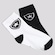 Kit Meias Rikam do Botafogo Cano Médio Escudo - 2 Pares - 26 a 32 - Infantil PRETO