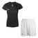 Kit Penalty X: Camiseta + Calção - Feminino PRETO/BRANCO