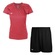 Kit Penalty X: Camiseta + Calção - Feminino VERMELHO/PRETO