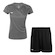 Kit Penalty X: Camiseta + Calção - Feminino CINZA/PRETO