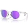 Óculos de Sol Oakley Hstn Metal Matte Clear Prizm Violet - Unissex CINZA