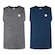 Kit Camiseta Regata Machão Penalty Air Dry - 2 Unidades - Masculina CINZA CLA/AZUL