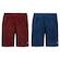 Kit Bermuda Penalty Air Dry - 2 Unidades - Masculina AZUL/VERMELHO