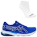 KIT TÊNIS ASICS GEL-SHINOBI 2 + PAR DE MEIAS - MASCULINO AZUL/BRANCO