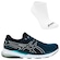 KIT TÊNIS ASICS GEL-SHINOBI 2 + PAR DE MEIAS - MASCULINO VERDE/BRANCO