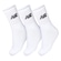 Meia New Balance Lifestyle Basic 35 ao 38 - Pack com 3 Pares - Unissex BRANCO