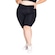 Bermuda Trinys Essential Flex F-15439 Plus Size - Feminina PRETO